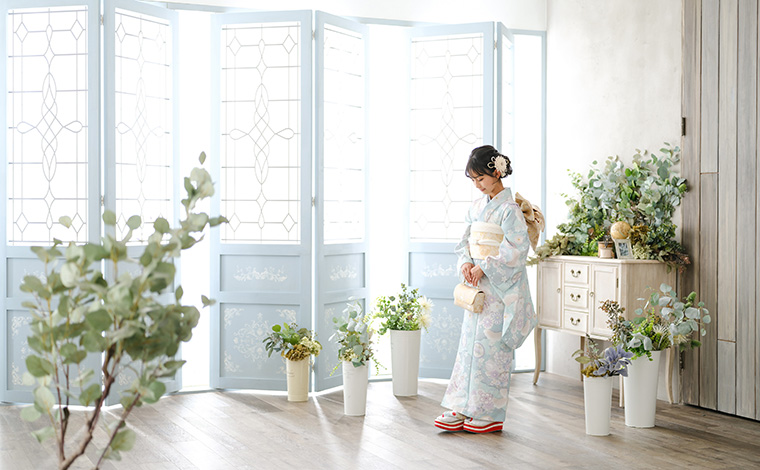 1/2成人式の写真撮影