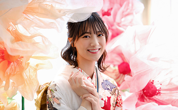 ショート・ボブ向けアレンジの成人式ヘア