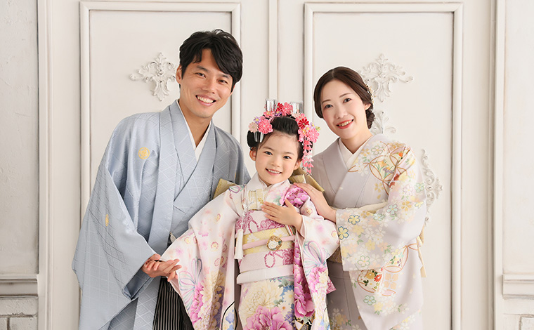 七五三の着付け