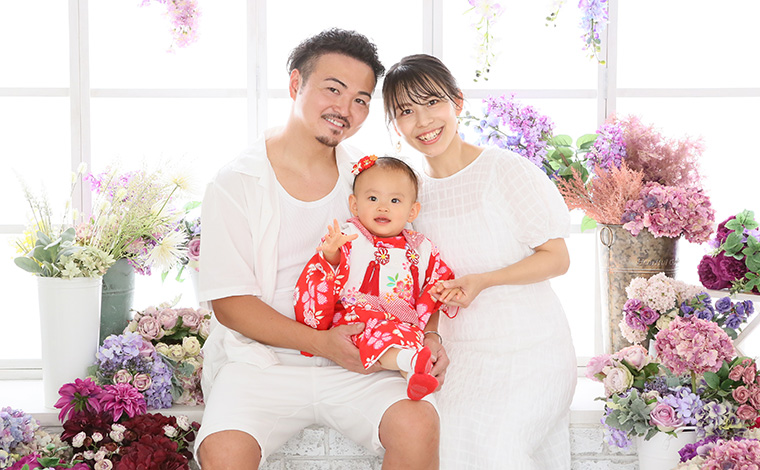 初めての誕生日はスタジオで撮影しよう!