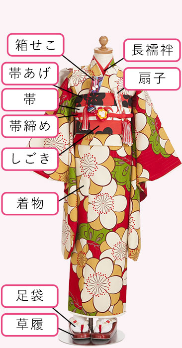 7歳の女の子の和装