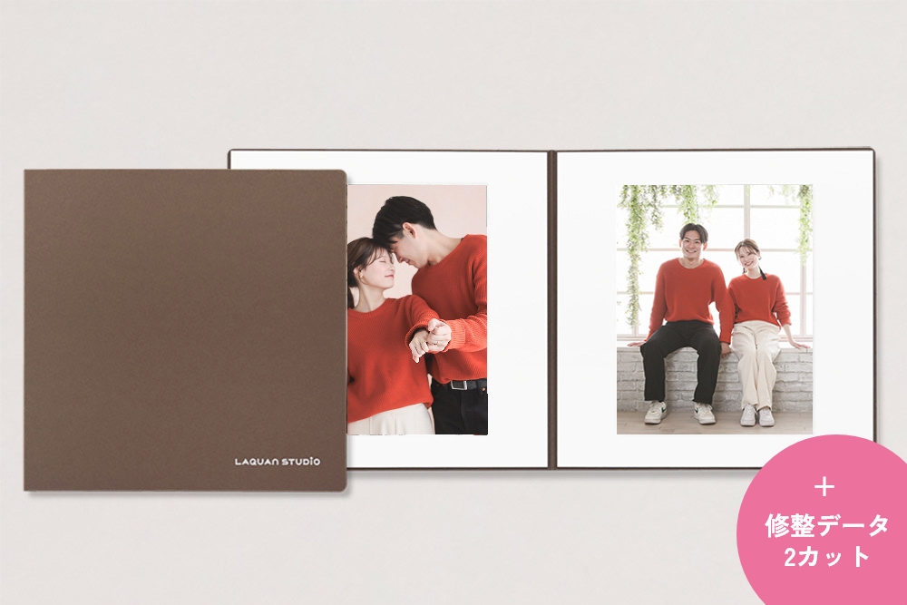 六切L写真2枚(台紙付)