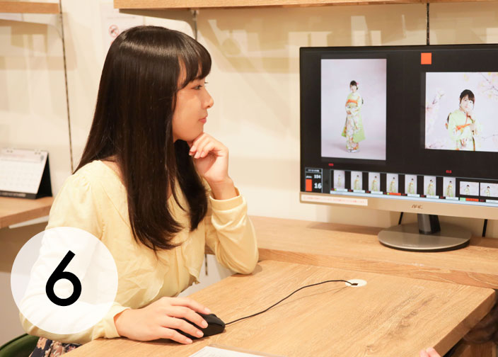 写真選びのイメージ
