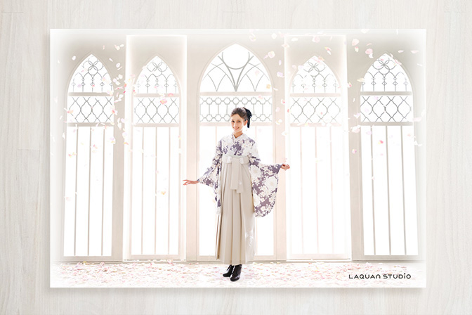 桜エフェクト付きA4ポスターのイメージ