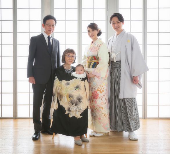 家族撮影の様子