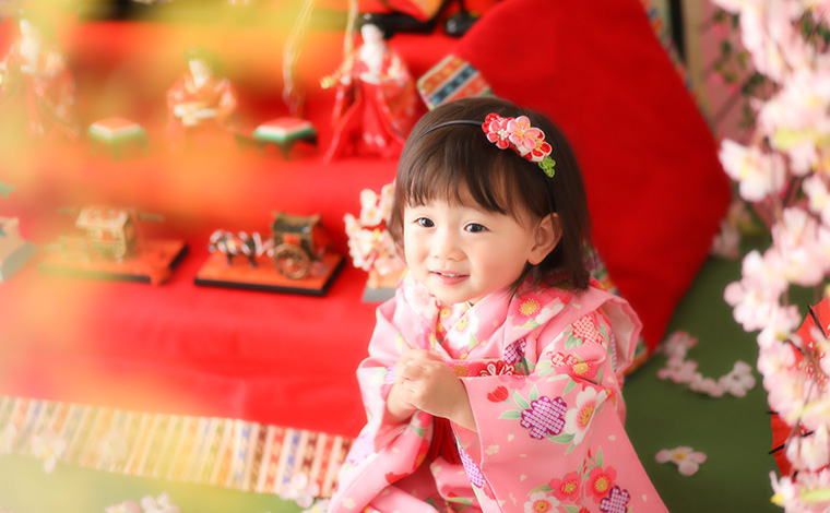 思い出に残る女の子の初節句のお祝い