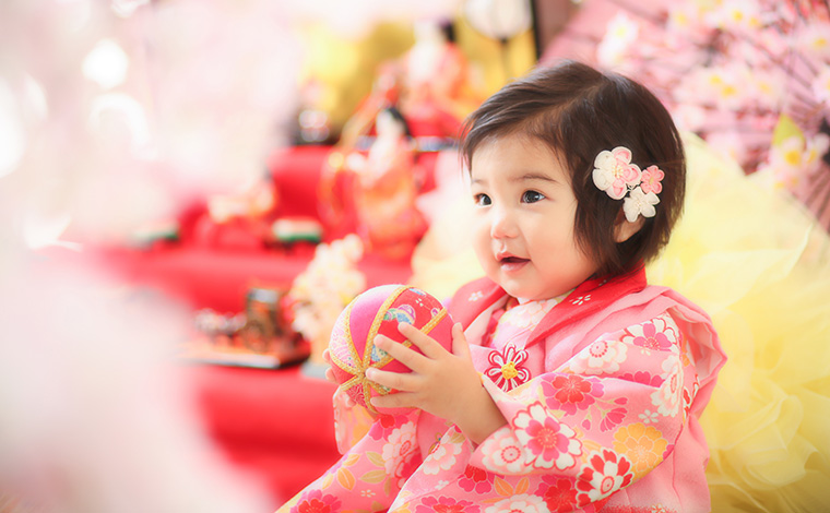 思い出に残る女の子の初節句のお祝い
