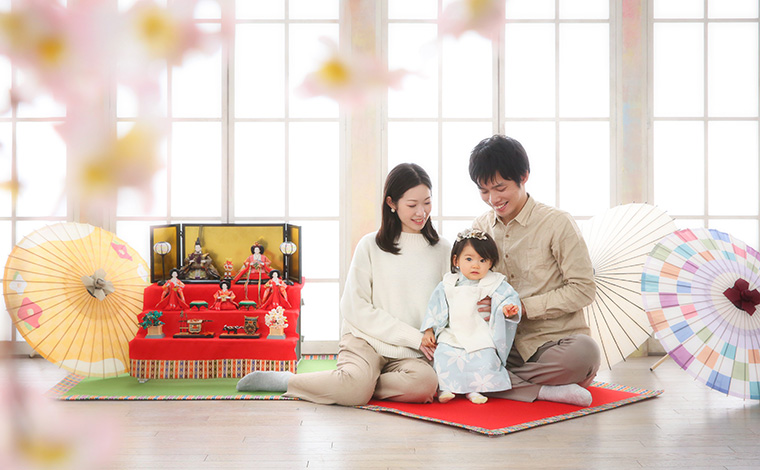 思い出に残る女の子の初節句のお祝い