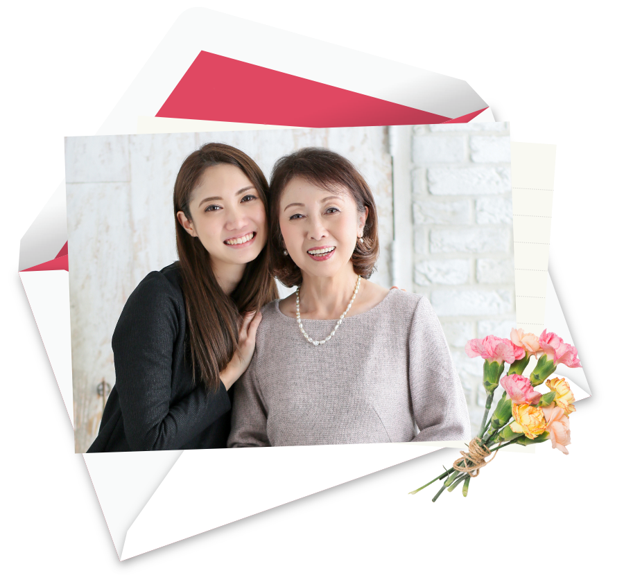 写真付きレター