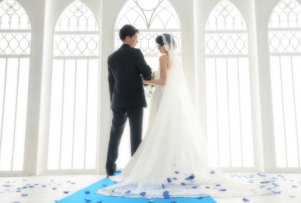 新郎新婦の写真
