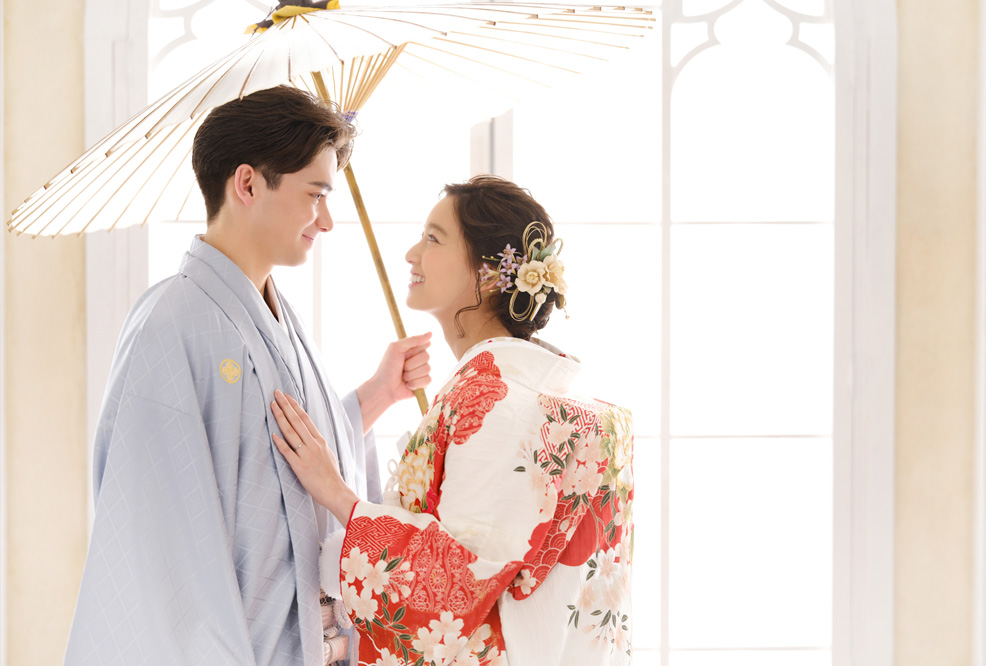 新郎新婦の写真